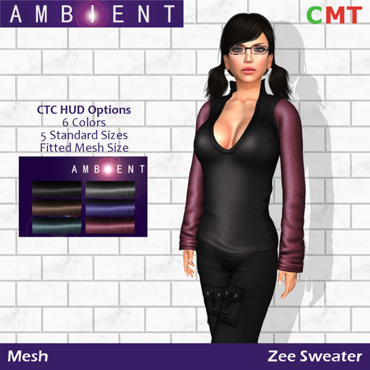 [AMBI] Mesh Zee Sweater (BOXED)