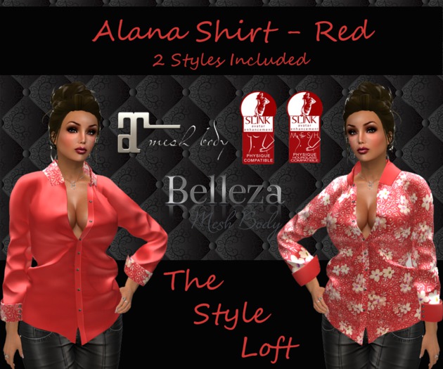 TSL - Alana Shirt - Red