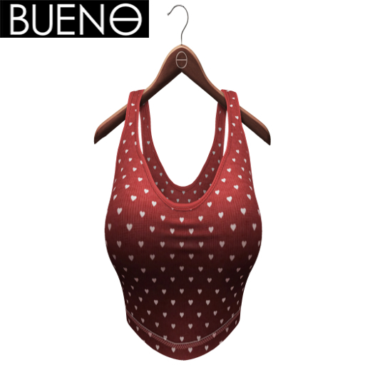 BUENO- Tank Top - Hearts Red