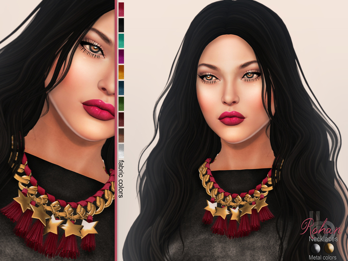 Bens Beauty - Rohan Necklace (Gold) - Brown