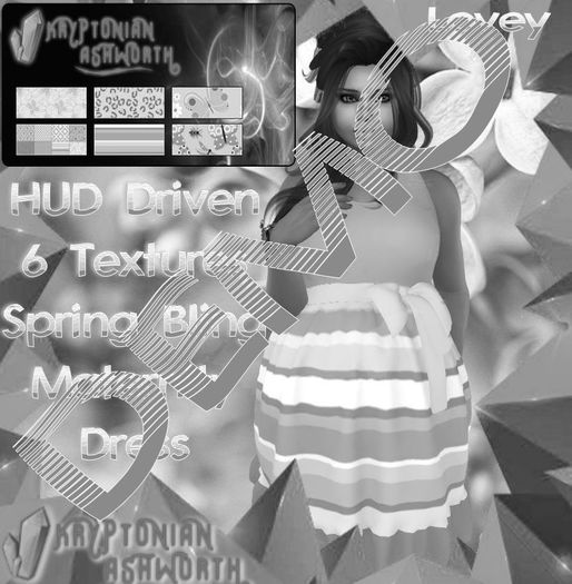 [KA] Spring Bling Maternity Dress DEMO (BOX)
