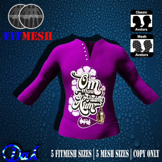 Jay Mens Theless Top - OM Namah Shivay (Full Bright Version) V1