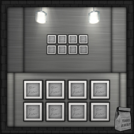 Picture Frame of 8 Panels [TAKE-AWAY]