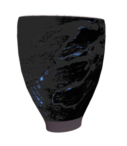 *DD* - Crushed Velvet Pot