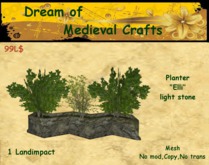 ((*DMC*)) Planter Elli light stone B