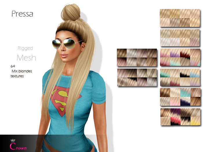 .::Crown::. Pressa [blonde] bag