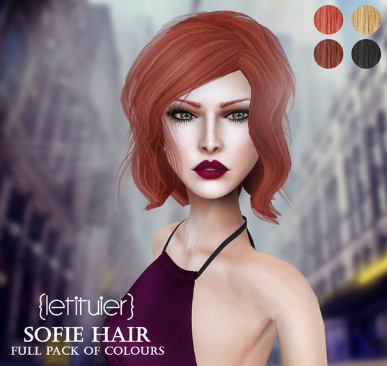 Second Life Marketplace {Letituier} Sofie Hair Fatpack