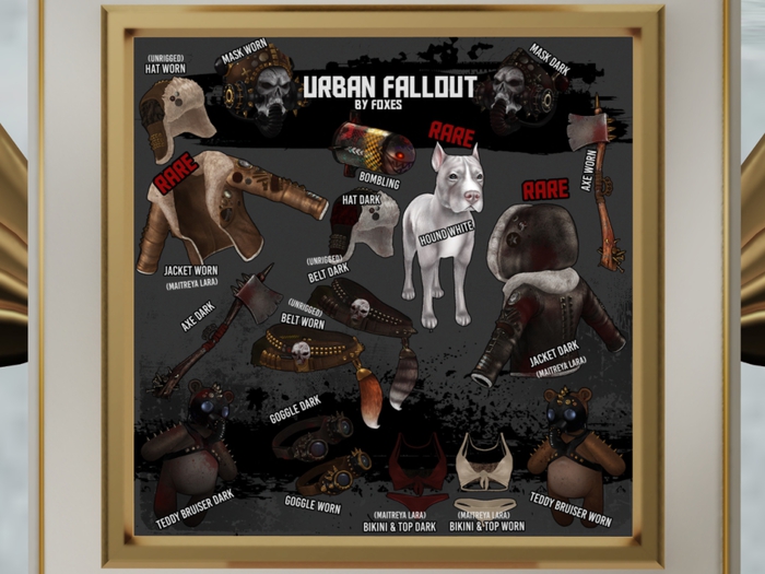 Foxes - Urban Fallout - Axe - Dark [box]