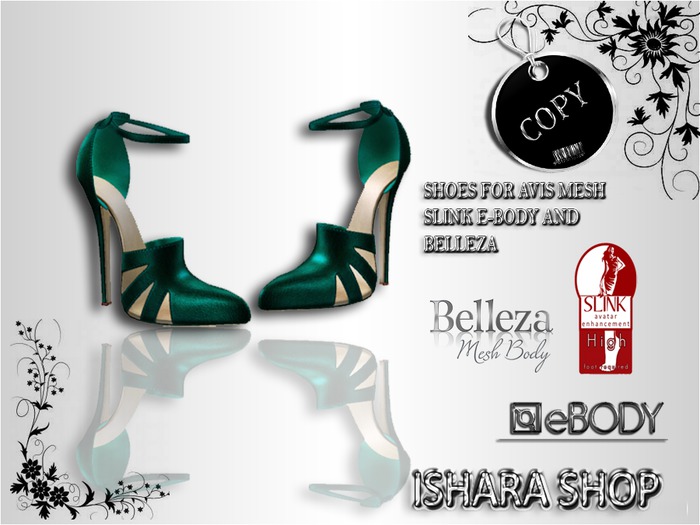 SALMA SHOES SLINK GREEN