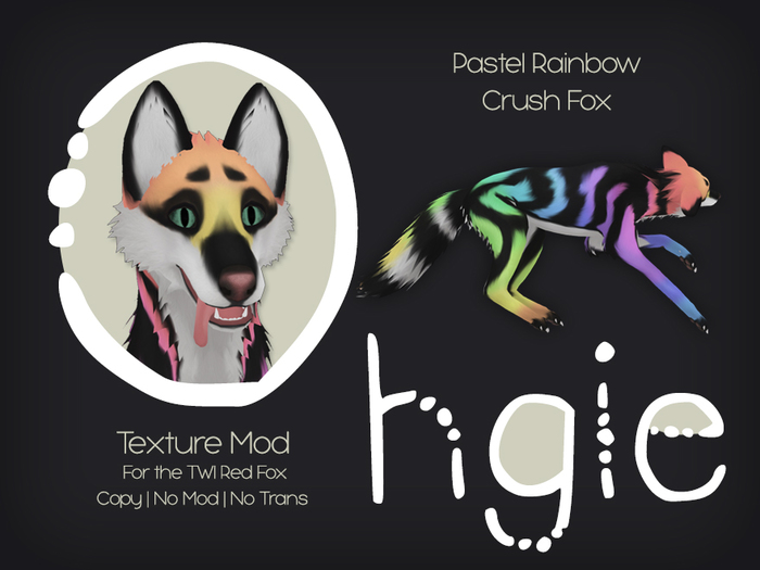 TWI Fox Pastel Rainbow Crush
