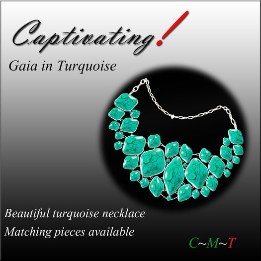 Gaia Necklace in Turquoise