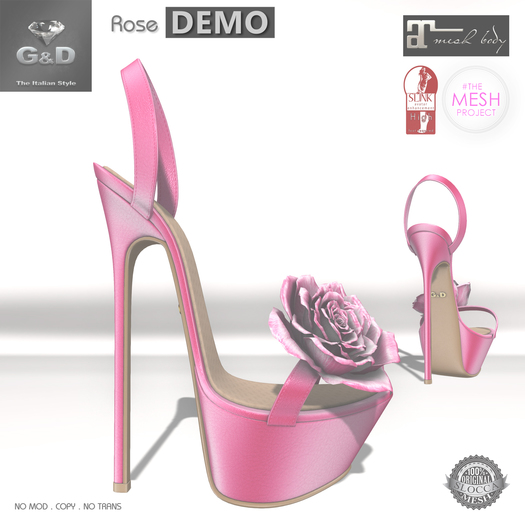G&D Sandals Rose DEMO (wear)