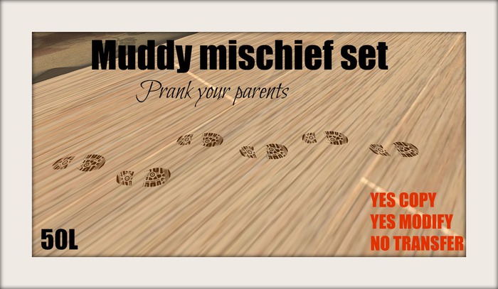 MUDDY FOOTPRINT MISCHIEF SET