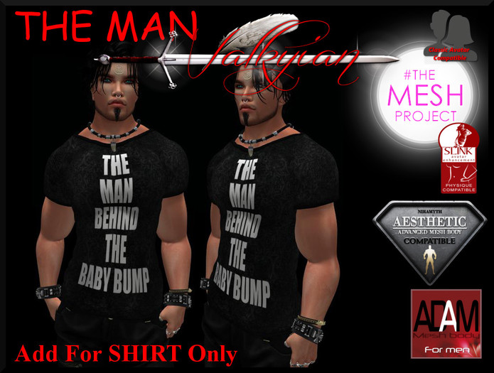 ~Valkyrian~ The Man - TSHIRT FITTED MESH (BOXED)