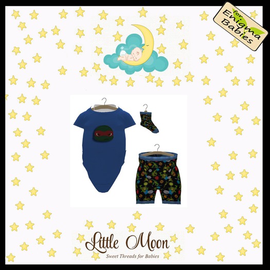 Little Moon~Blue Ninja Turtle Outfit