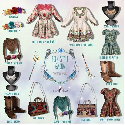 Luas Folk Collar Silver