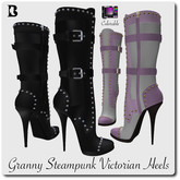 Blackburns Granny Steampunk Victorian Heels