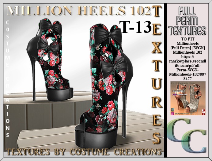 MILLIONHEELS 102 - T13 FULL PERM TEXTURE