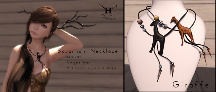 +Half-Deer+ Savannah Necklace [Giraffe]
