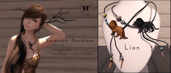 +Half-Deer+ Savannah Necklace [Lion]