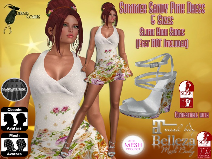 EC Summer Sandy Pink Dress