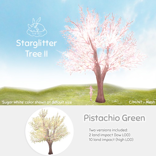 +Half-Deer+ Starglitter Tree II [Pistachio Green]