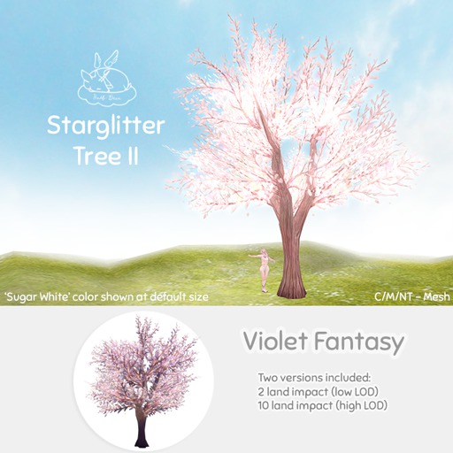+Half-Deer+ Starglitter Tree II [Violet Fantasy]
