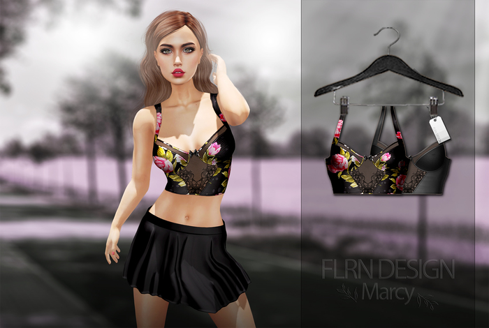 [FLRN] Marcy Top Black