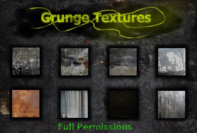 The Best in SL Grunge Textures 