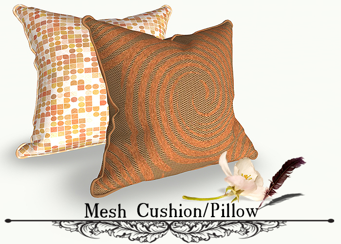 *Mesh Cushion/Pillow (modify and trasfert) YV 11