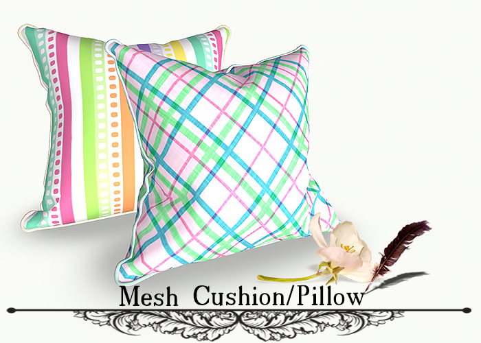 *Mesh Cushion/Pillow (modify and trasfert) YV 23