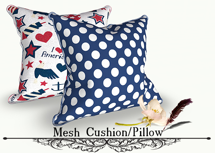 *Mesh Cushion/Pillow (modify and trasfert) YV 25