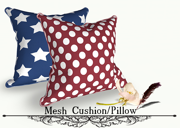 *Mesh Cushion/Pillow (modify and trasfert) YV 26