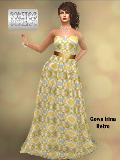 coket@s Gown Irina Retro