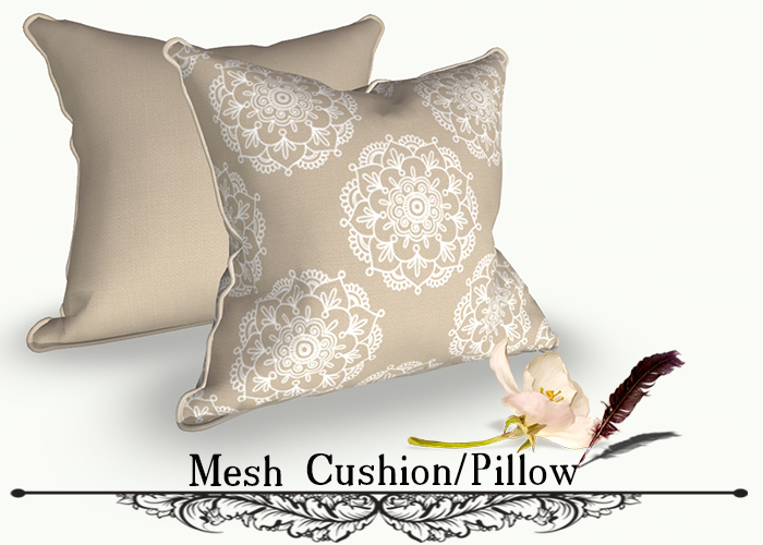 *Mesh Cushion/Pillow (modify and trasfert) YV 38