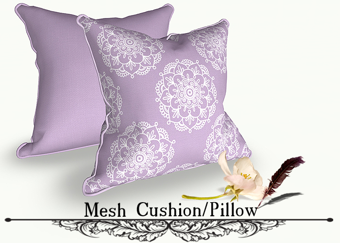 *Mesh Cushion/Pillow (modify and trasfert) YV 40