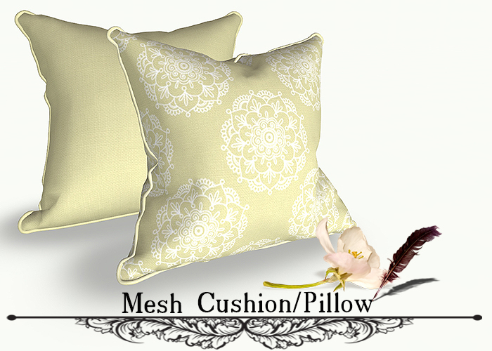 *Mesh Cushion/Pillow (modify and trasfert) YV 41
