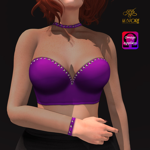 {M.STORE} Top Marie Purple - Omega Applier