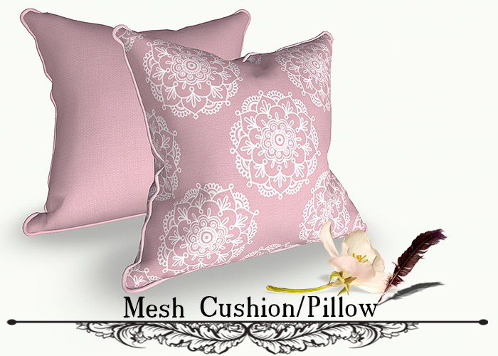 *Mesh Cushion/Pillow (modify and trasfert) YV 42