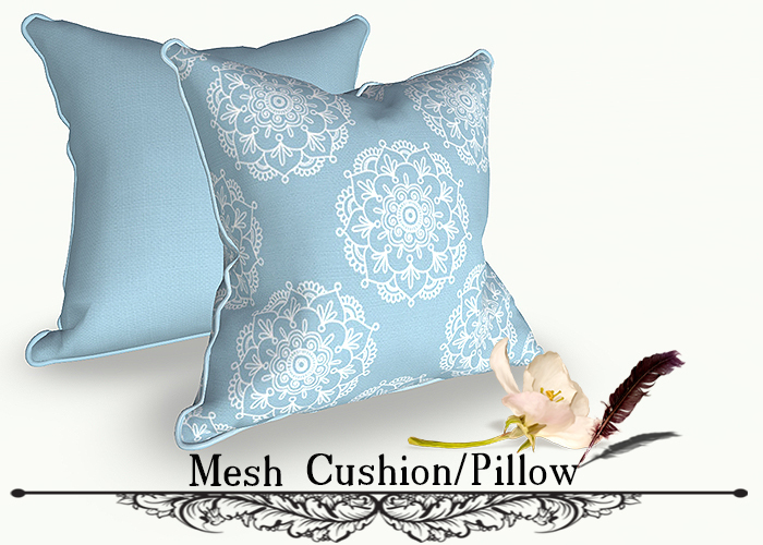 *Mesh Cushion/Pillow (modify and trasfert) YV 43
