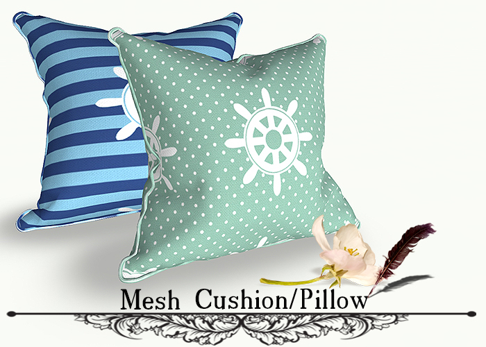 *Mesh Cushion/Pillow (modify and trasfert) YV 46