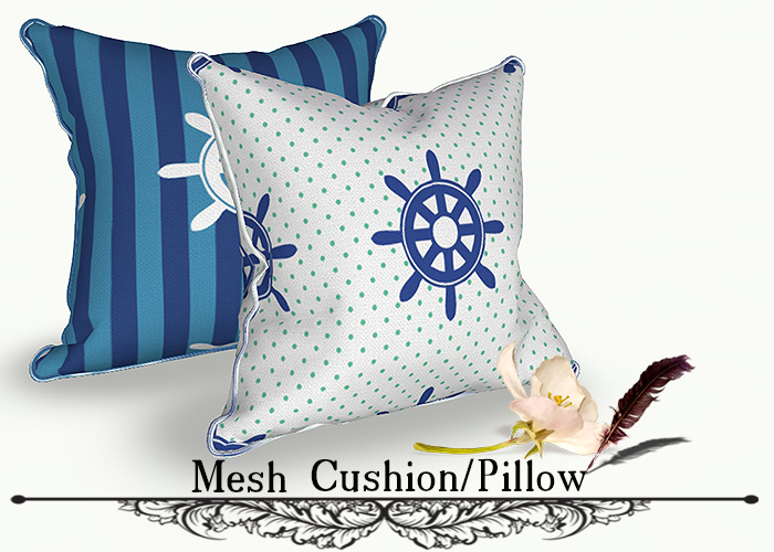 *Mesh Cushion/Pillow (modify and trasfert) YV 48