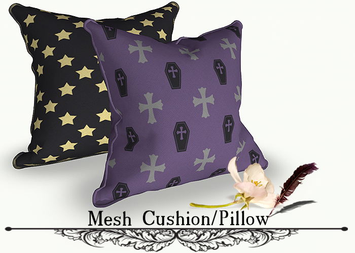 *Mesh Cushion/Pillow (modify and trasfert) YV 51