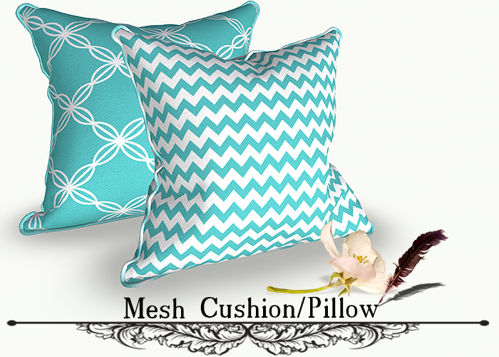 *Mesh Cushion/Pillow (modify and trasfert) YV 55