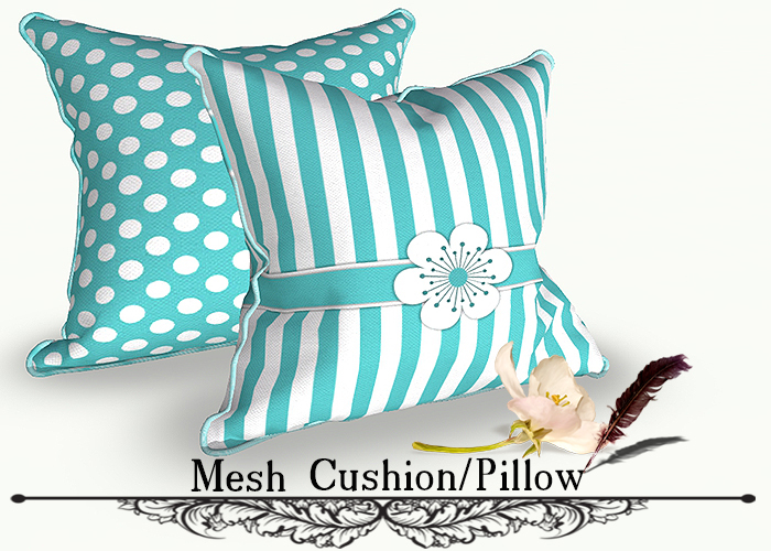 *Mesh Cushion/Pillow (modify and trasfert) YV 56