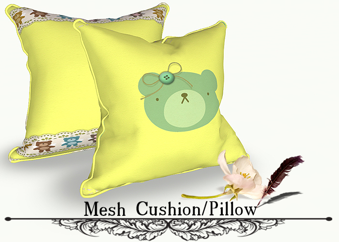*Mesh Cushion/Pillow (modify and trasfert) YV 59