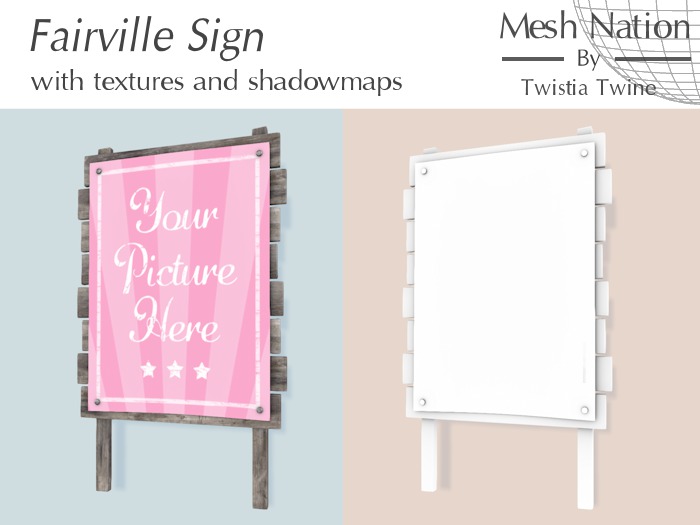 * Mesh Nation * FULL PERMISSIONS Fairville Sign