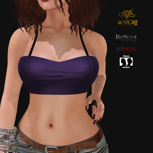 {M.STORE}Top Justine Purple