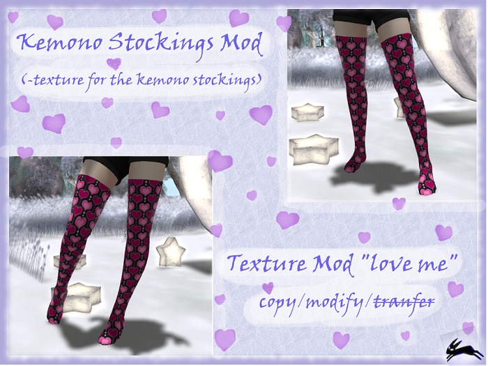 *TBR* Texture Mod For Kemono Stockings "Love me"