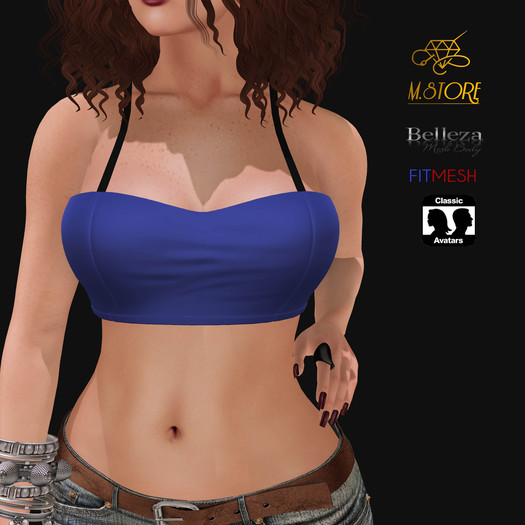 {M.STORE}Top Justine Sky